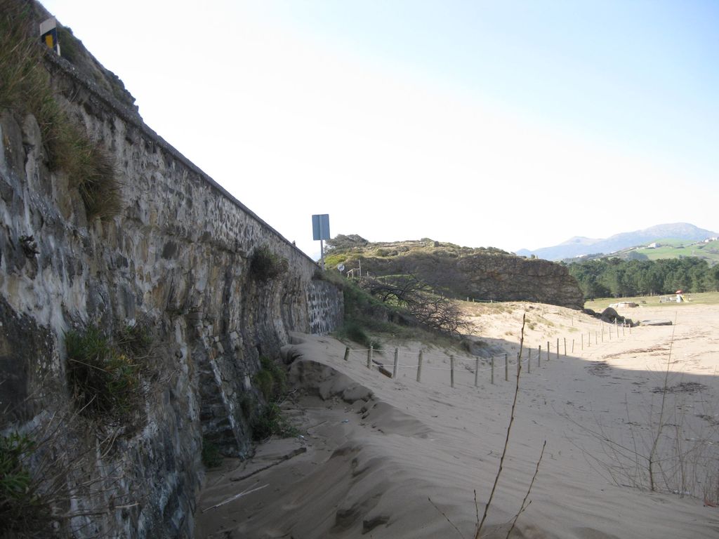 Recuperación ambiental de la playa de Santiago. Antes de las obras.