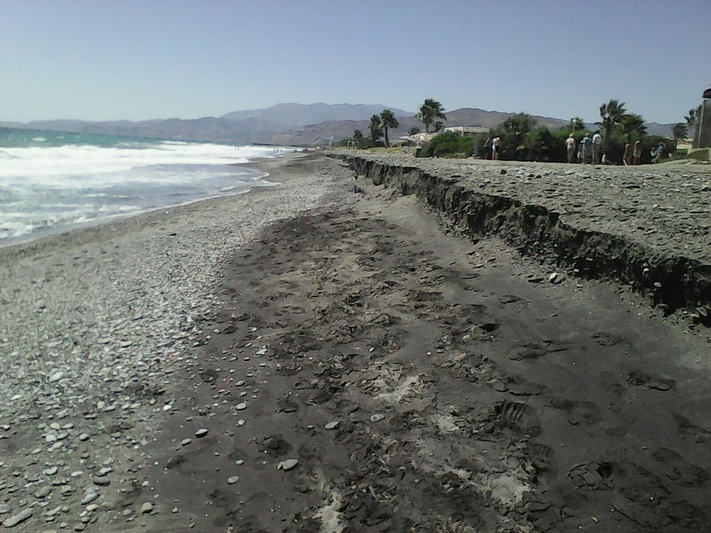 Antes. ACTUACIÓN 10.- Acondicionamiento de Playa Granada: Acondicionamiento de la playa realizando modificación de perfiles y pequeños trasvases, T.M. Motril. (Proyecto de mantenimiento y conservación de la costa de Granada 2016)