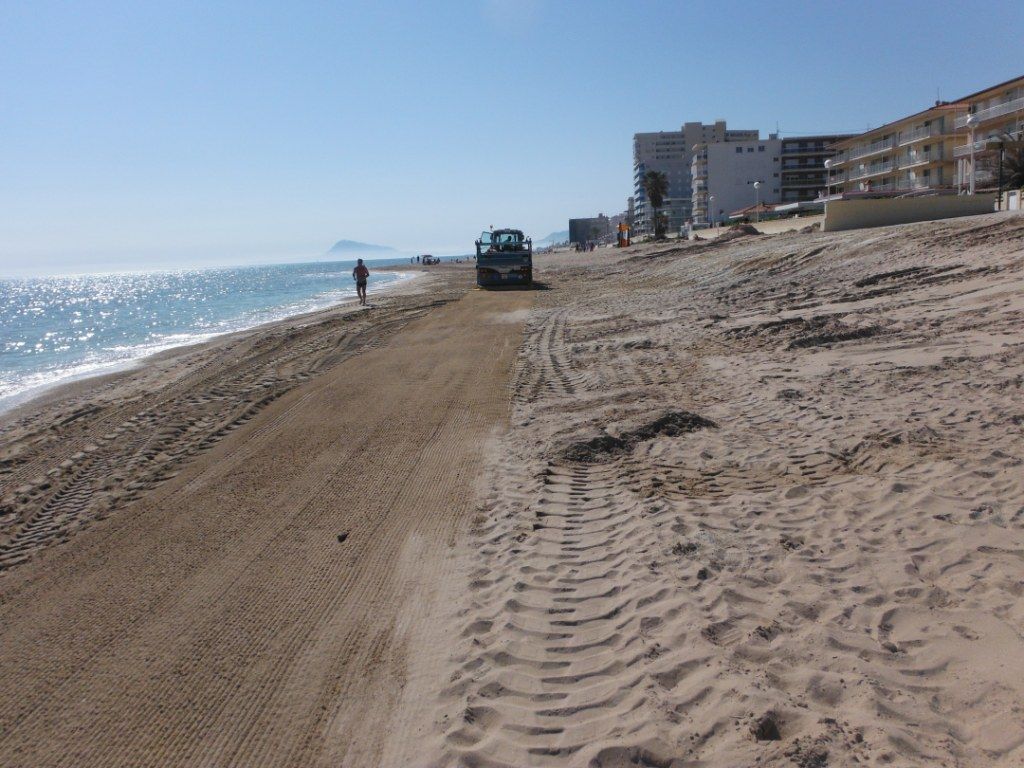 Acondicionamiento de la playa de Guardamar y Bellreguard. Después de las obras