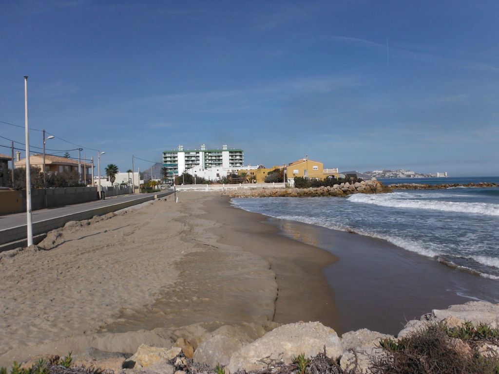 Reconstrucción de badén en la playa del Cordobés (Cullera). Después de las obras