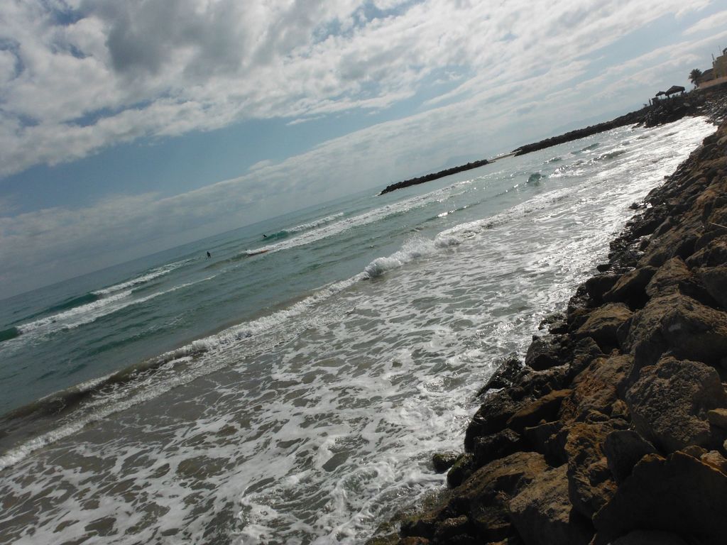 Playa de El Marenyet (Cullera). Antes de las obras de regeneración