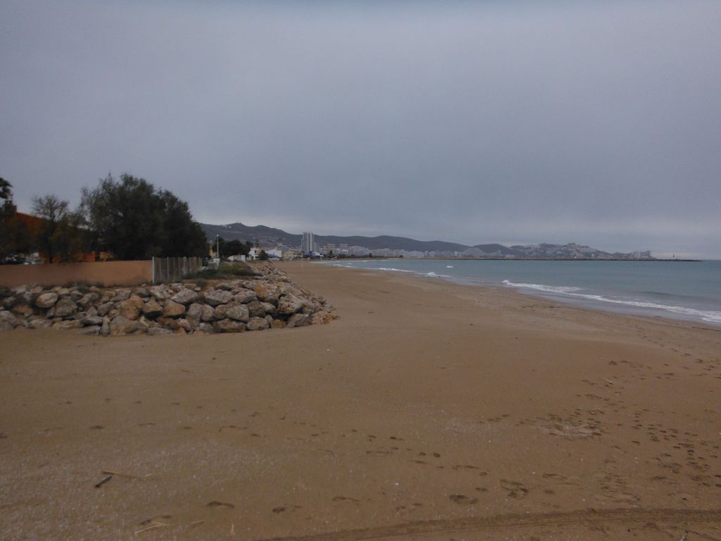 Playa de Marenyet. Después de las obras de regeneración