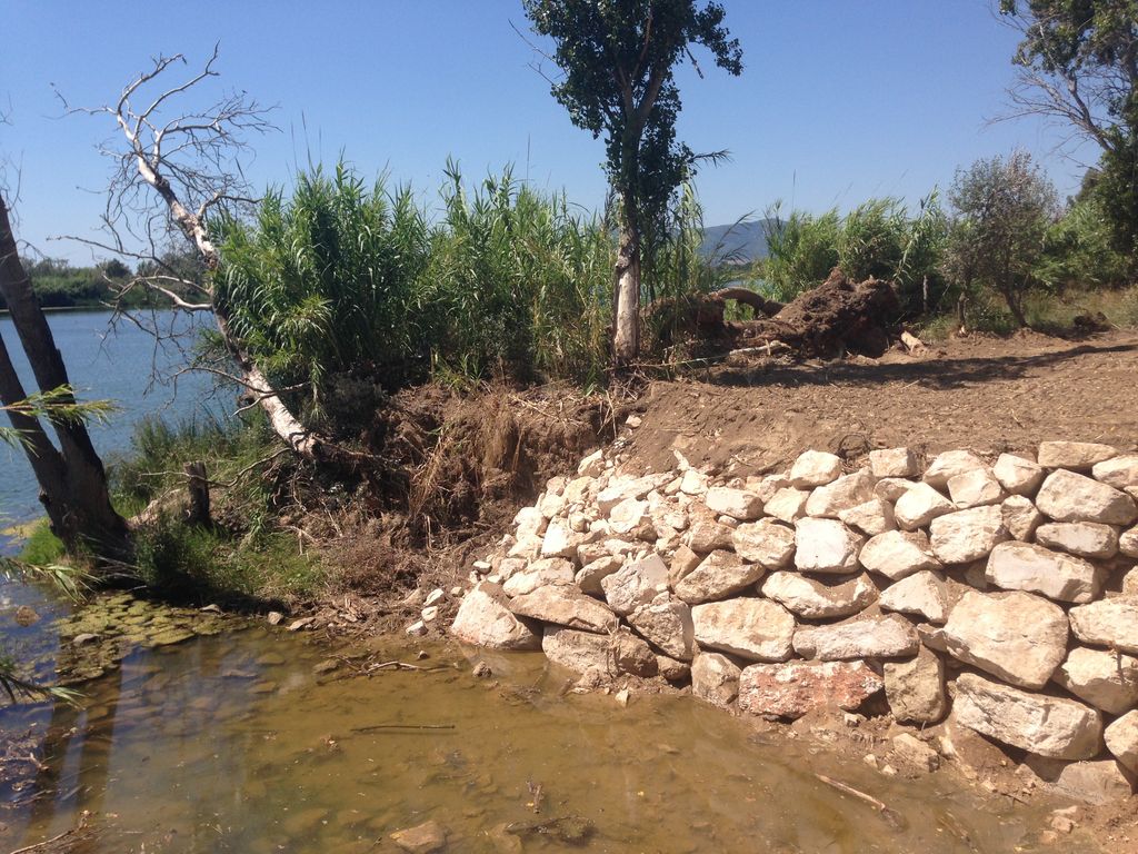Reconstrucción de paso superior sobre canal de desagüe, en el término municipal de Deltebre (Después de las obras)