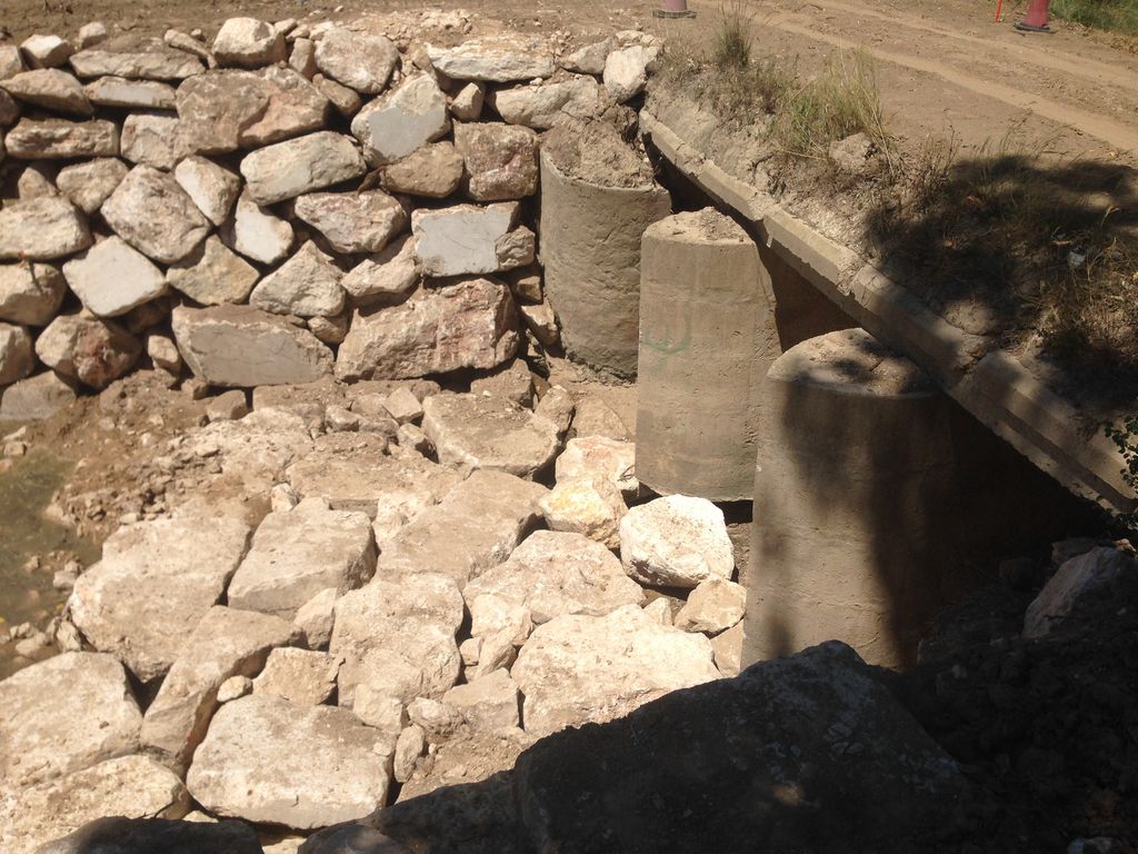 Reconstrucción de paso superior sobre canal de desagüe, en el término municipal de Deltebre (Después de las obras)