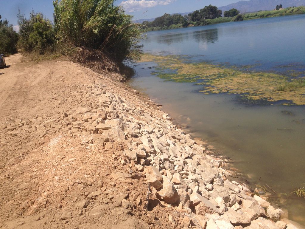 Reposición margen derecha del río Ebro, en Sant Jaume d’Enveja (Después de las obras)