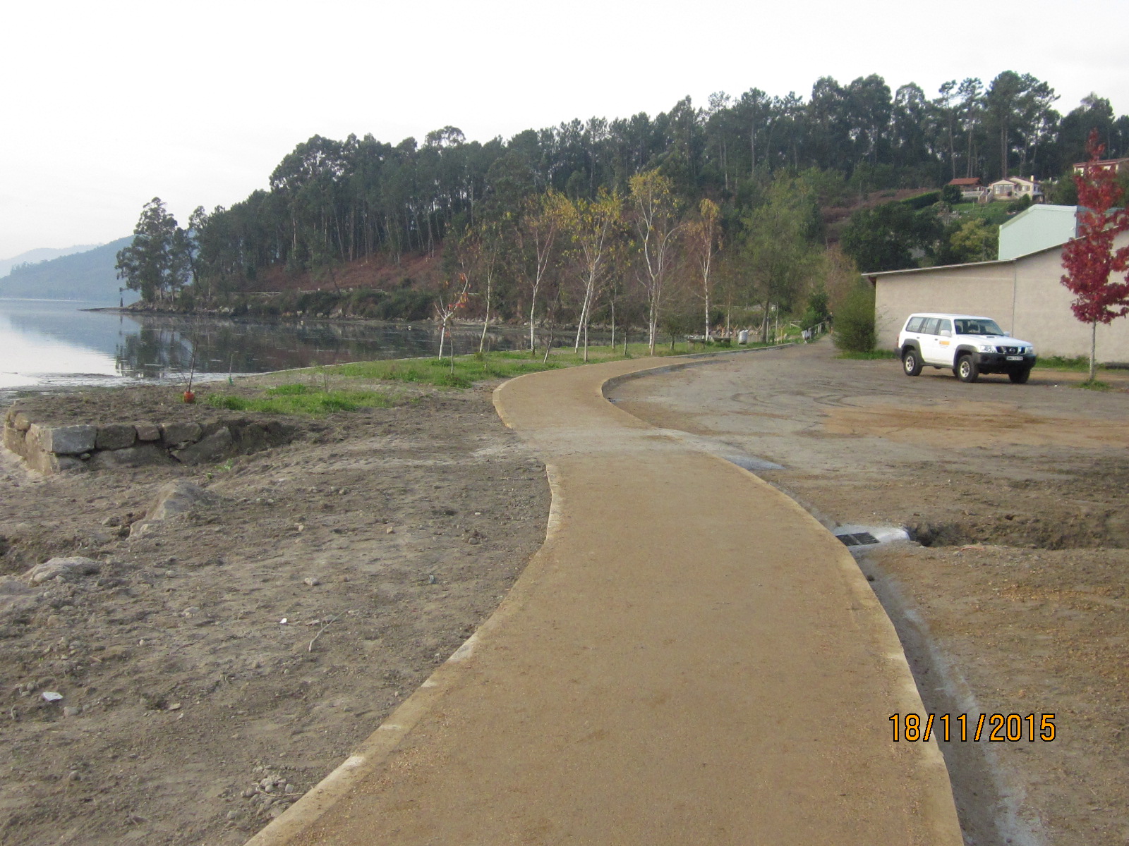 Prolongación de la senda peatonal de Paredes (T.M. de Vilaboa). Después de las obras