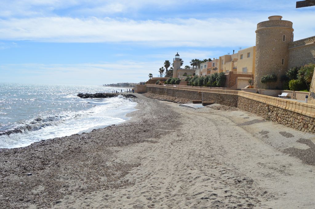 Playa de Castillo de Santa Ana (Antes de las obras)