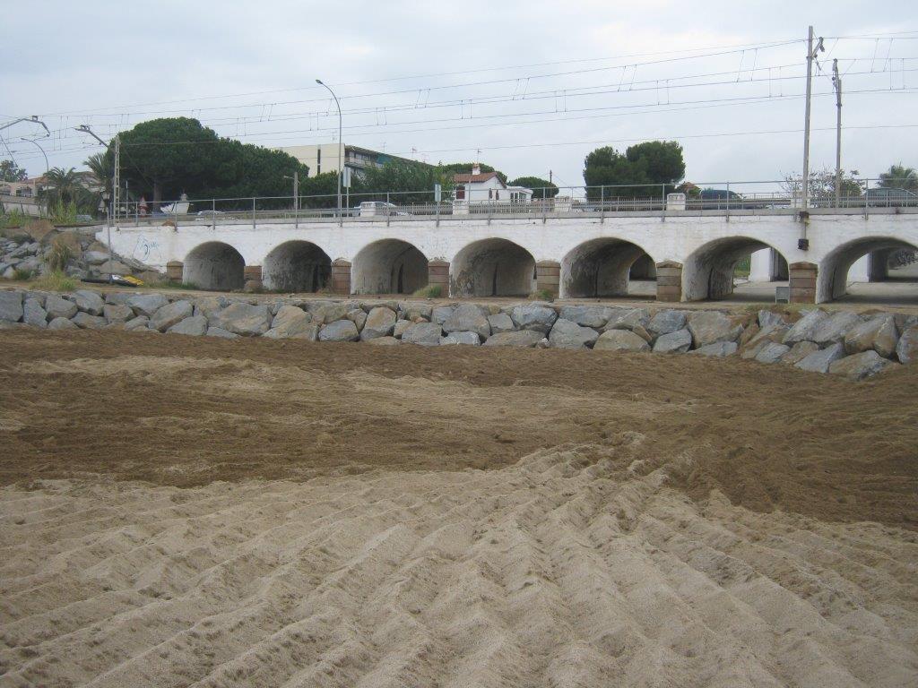Reordenación del entorno de la riera de Sant Andreu de Llaveneres (Después de las obras)