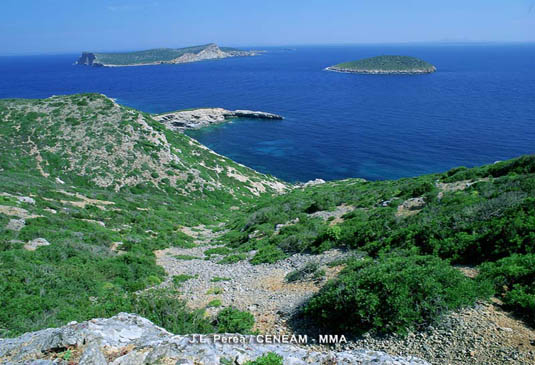 Islas e islotes. El archipiélago de cabrera está formado por un conjunto de islas e islotes, que estuvieron unidos a Mallorca hasta hace unos pocos miles de años.