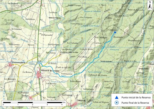 Mapa detalle Arroyo de Riocamba